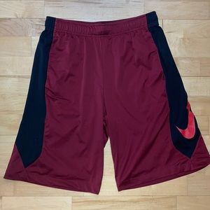 Men’s red Nike Dri-Fit Shorts